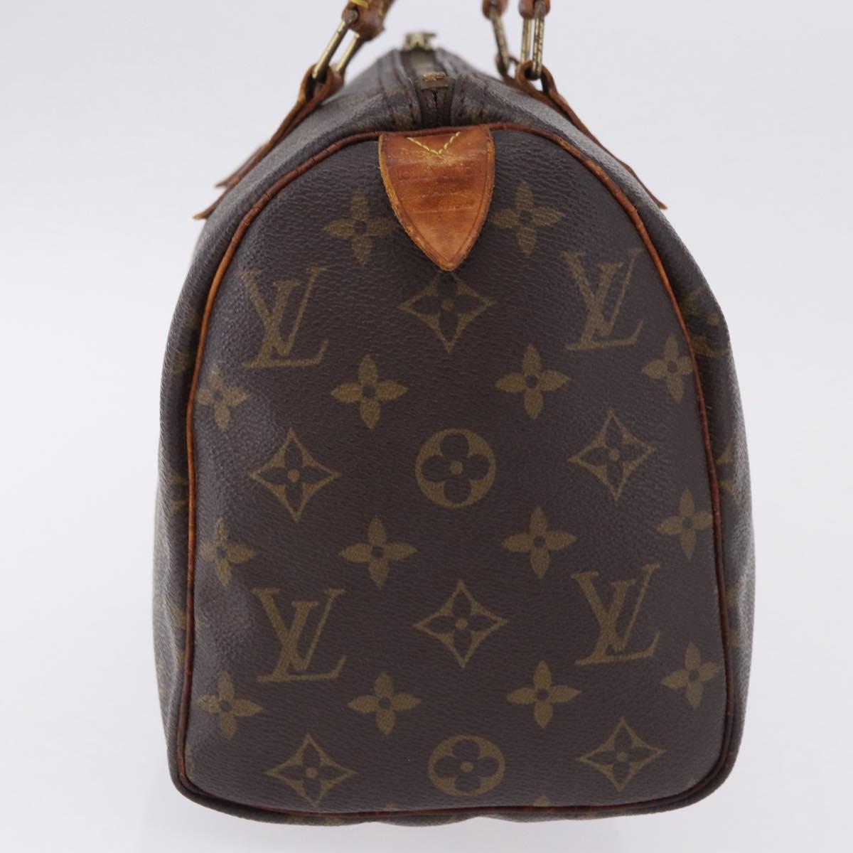 LOUIS VUITTON Monogram Speedy 25 Hand Bag M41528 LV Auth 195403