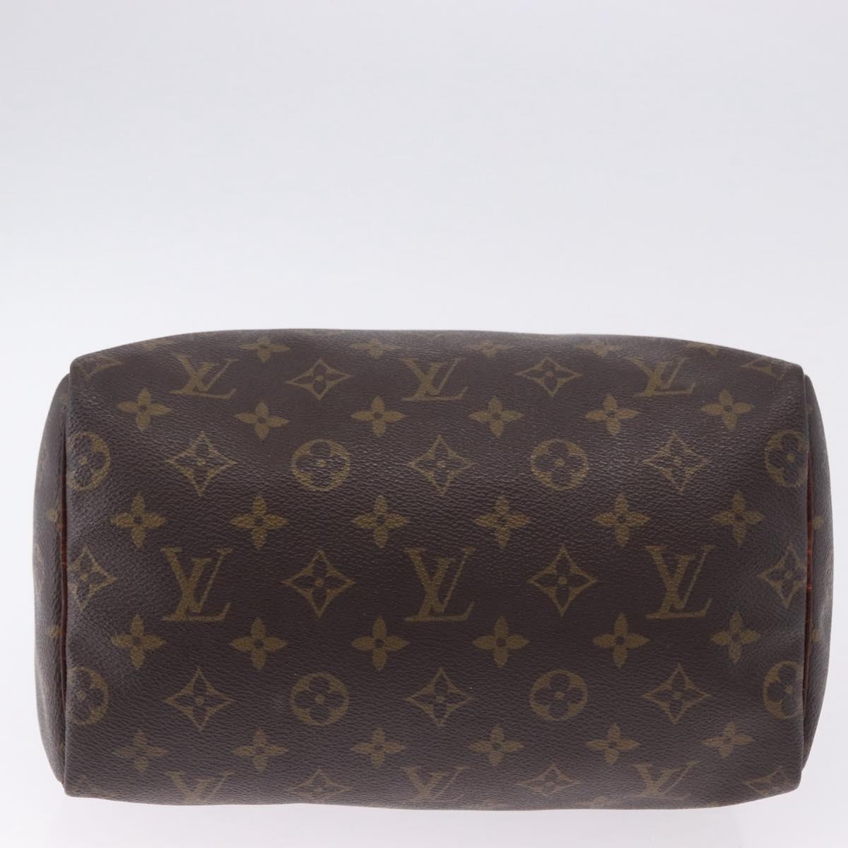 LOUIS VUITTON Monogram Speedy 25 Hand Bag M41528 LV Auth 195403
