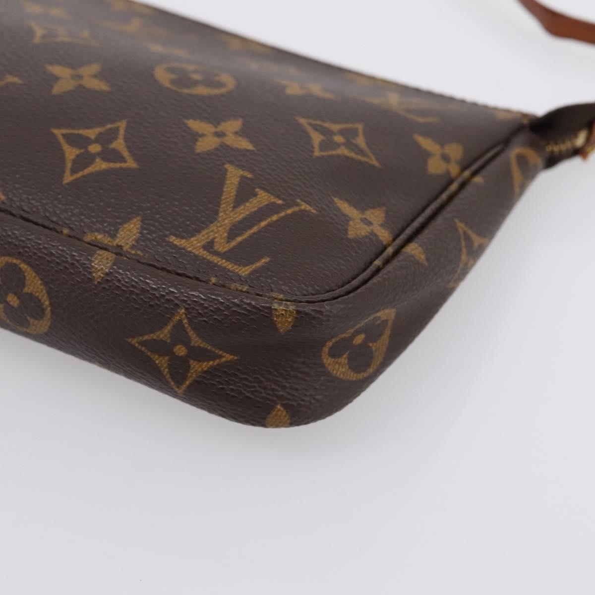 LOUIS VUITTON Monogram Pochette Accessoires Pouch M51980 LV Auth 195404