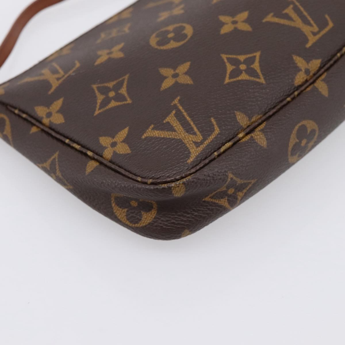 LOUIS VUITTON Monogram Pochette Accessoires Pouch M51980 LV Auth 195404