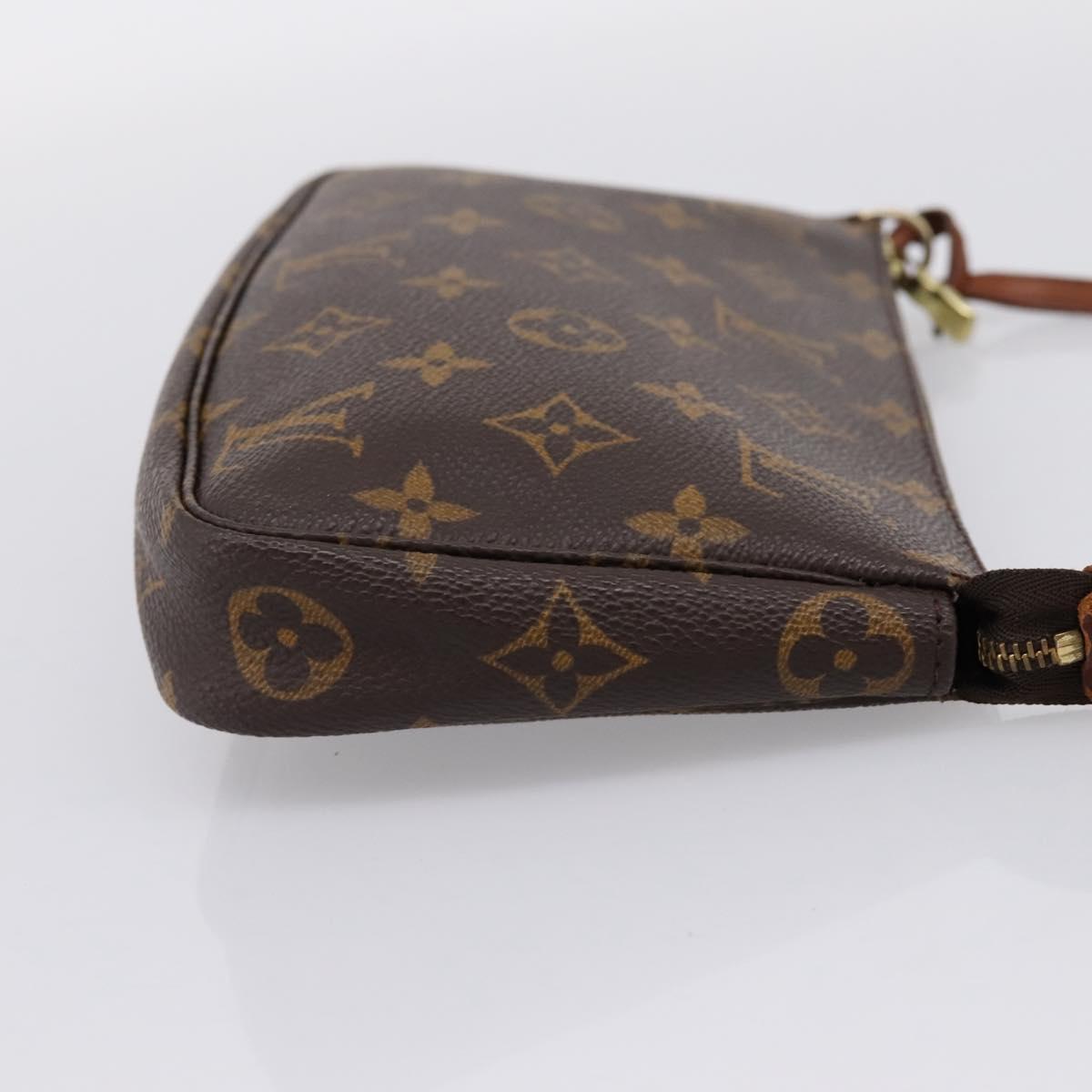LOUIS VUITTON Monogram Pochette Accessoires Pouch M51980 LV Auth 195404