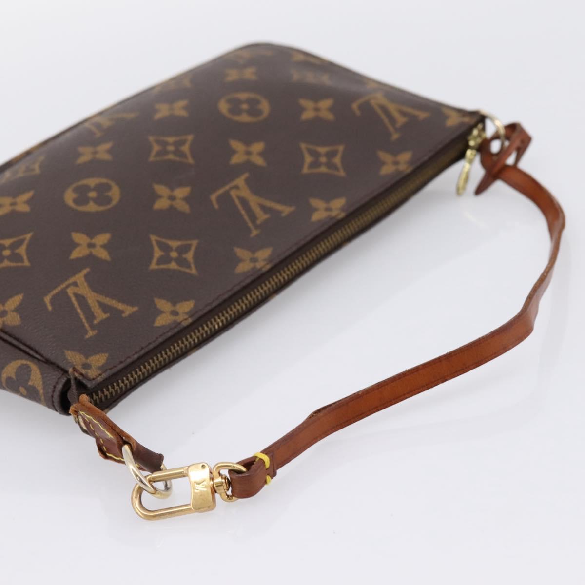 LOUIS VUITTON Monogram Pochette Accessoires Pouch M51980 LV Auth 195404