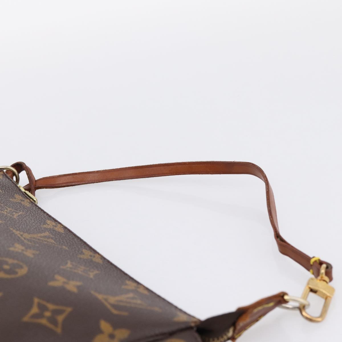 LOUIS VUITTON Monogram Pochette Accessoires Pouch M51980 LV Auth 195404