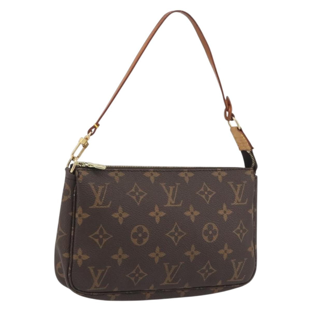 LOUIS VUITTON Monogram Pochette Accessoires Pouch M51980 LV Auth 195405A