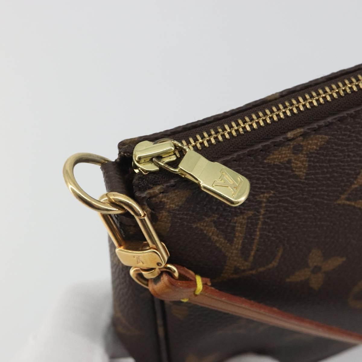 LOUIS VUITTON Monogram Pochette Accessoires Pouch M51980 LV Auth 195405A