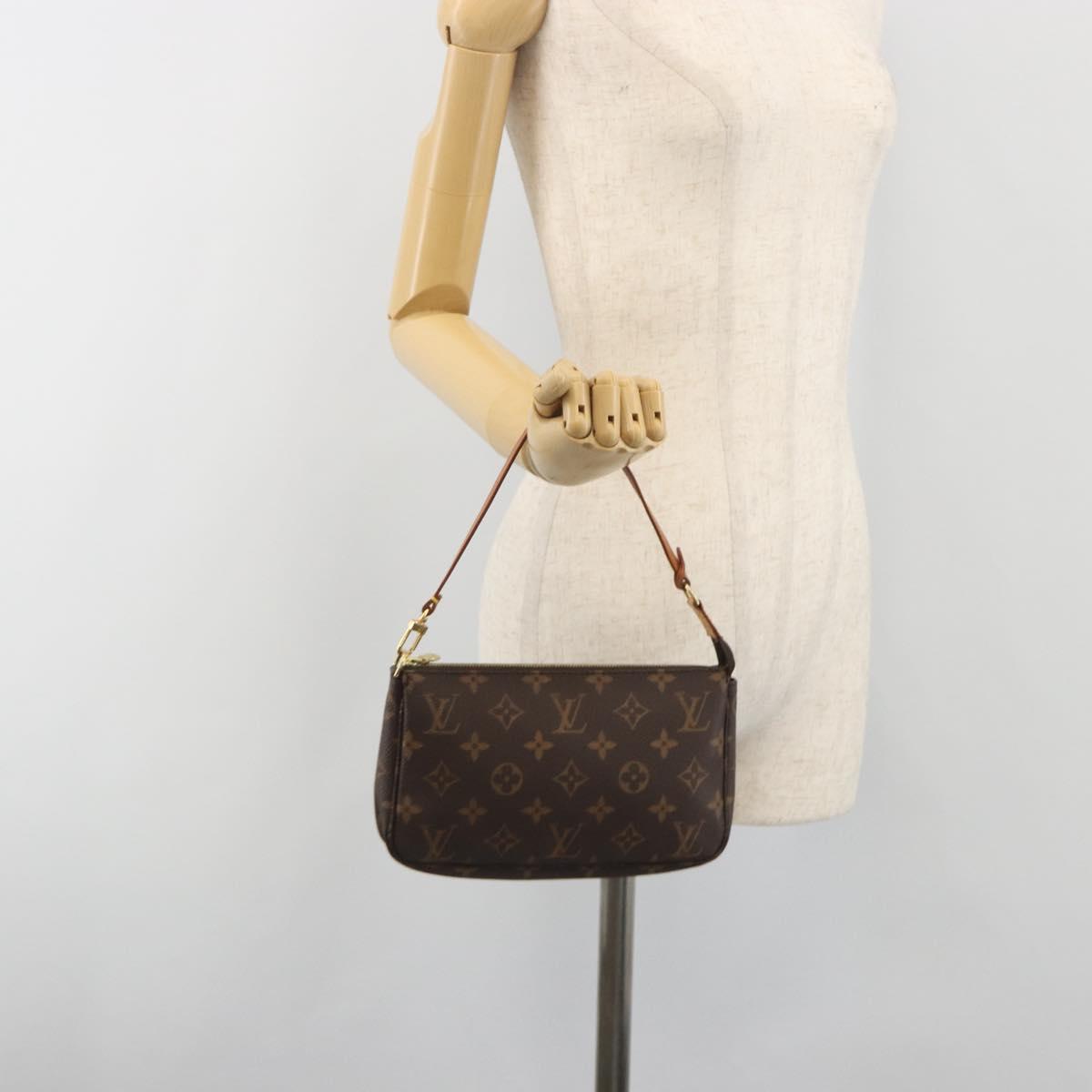 LOUIS VUITTON Monogram Pochette Accessoires Pouch M51980 LV Auth 195405A