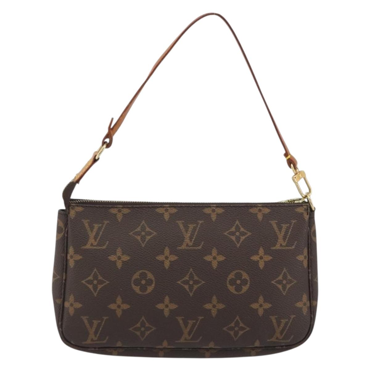 LOUIS VUITTON Monogram Pochette Accessoires Pouch M51980 LV Auth 195405A