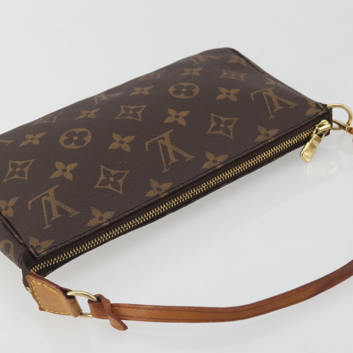 LOUIS VUITTON Monogram Pochette Accessoires Pouch M51980 LV Auth 195405A