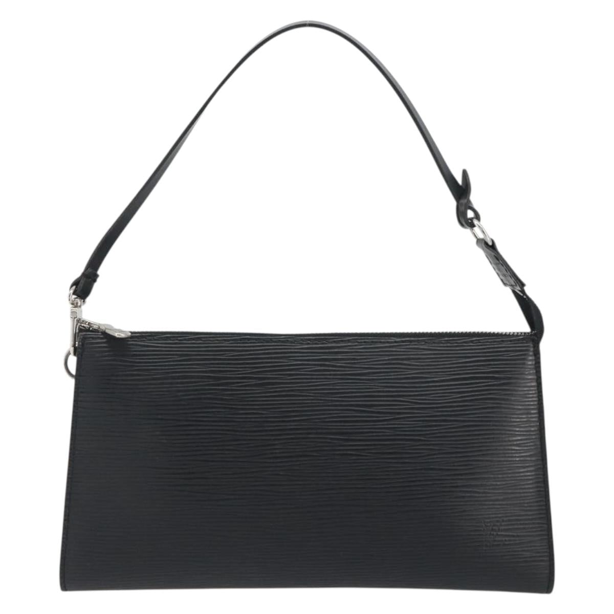 LOUIS VUITTON Epi Pochette Accessoires Accessory Pouch Black M52982 Auth 195419V
