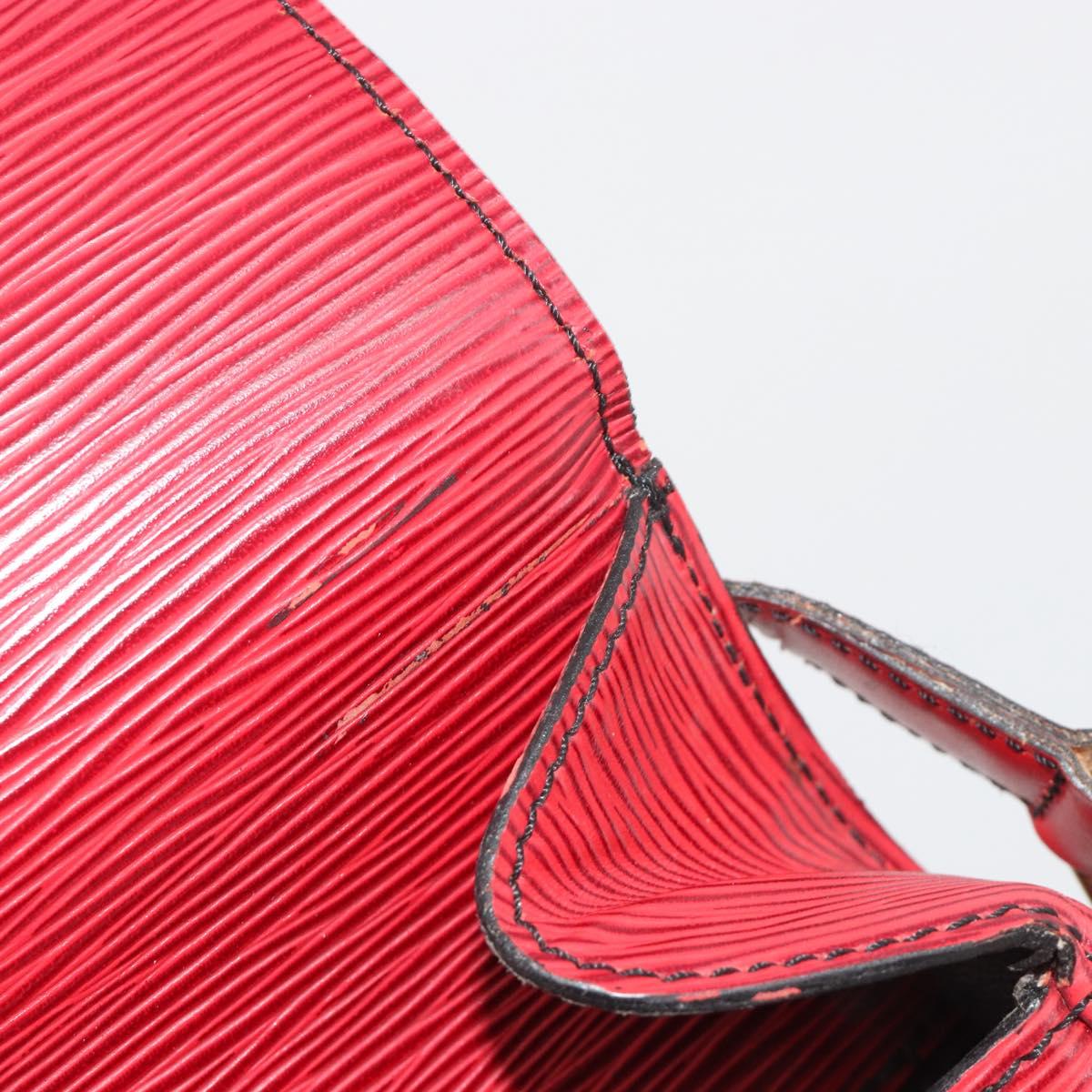 LOUIS VUITTON Epi Saint Cloud GM Shoulder Bag Red M52197 LV Auth 195429