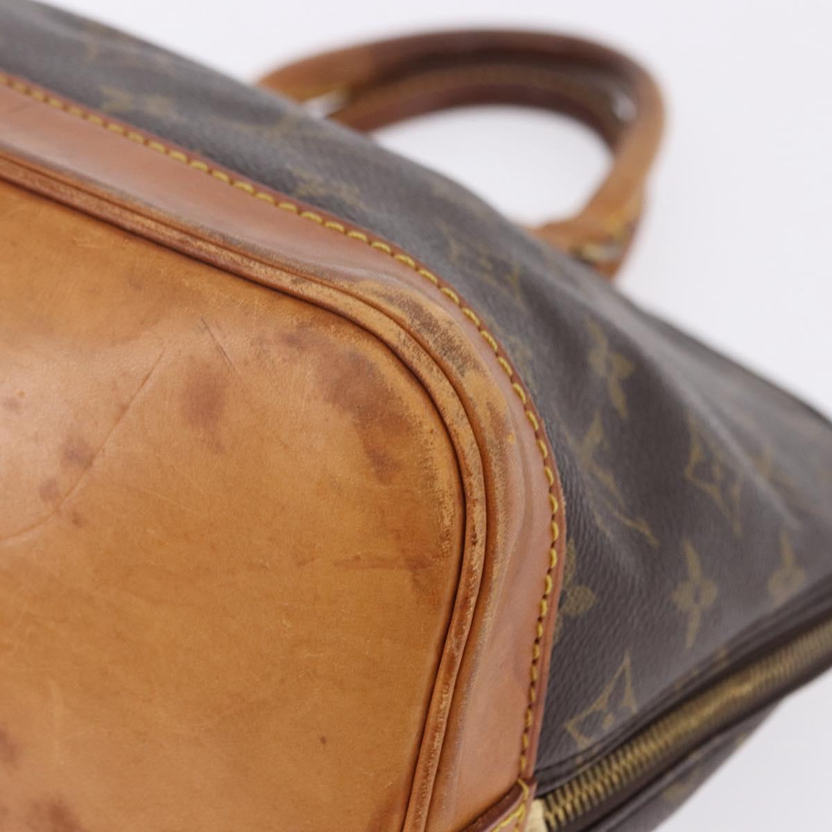 LOUIS VUITTON Monogram Alma Hand Bag M51130 LV Auth 195434