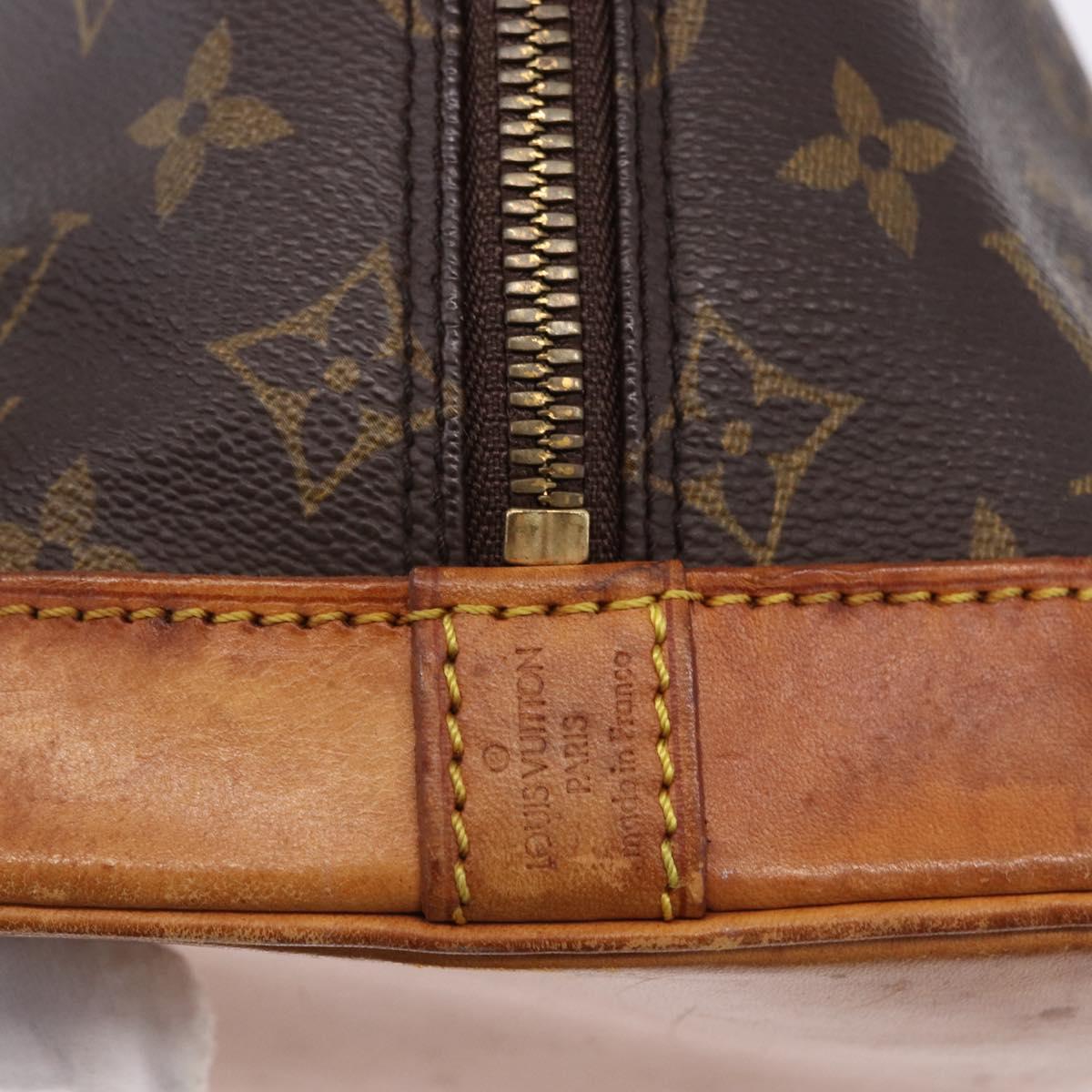LOUIS VUITTON Monogram Alma Hand Bag M51130 LV Auth 195434
