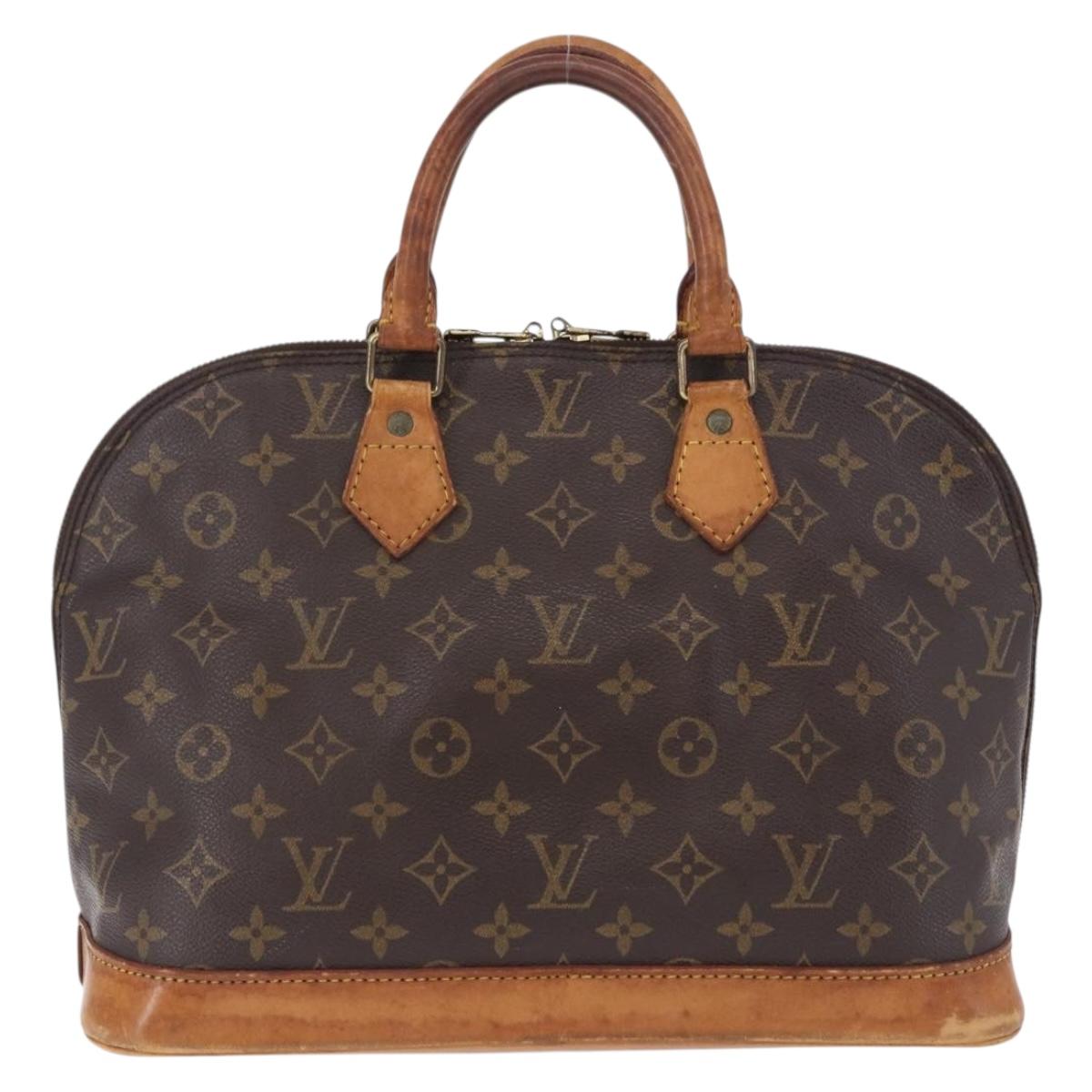 LOUIS VUITTON Monogram Alma Hand Bag M51130 LV Auth 195434