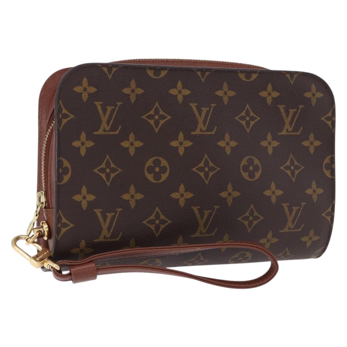 LOUIS VUITTON Monogram Orsay Clutch Bag M51790 LV Auth 195440