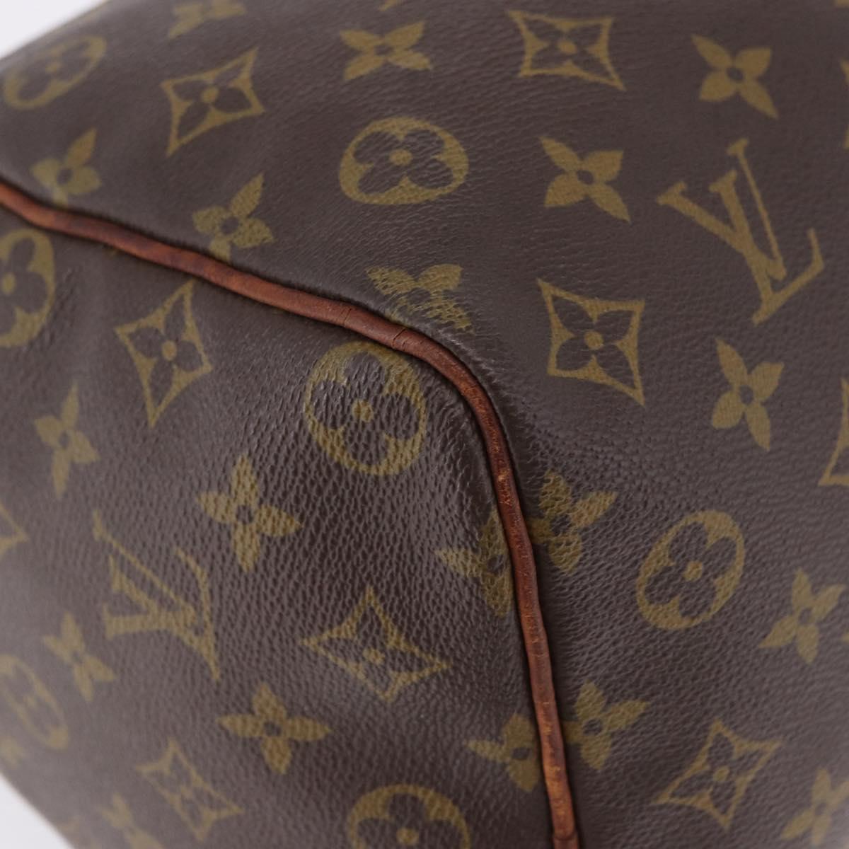 LOUIS VUITTON Monogram Speedy 35 Hand Bag M41524 LV Auth 195443