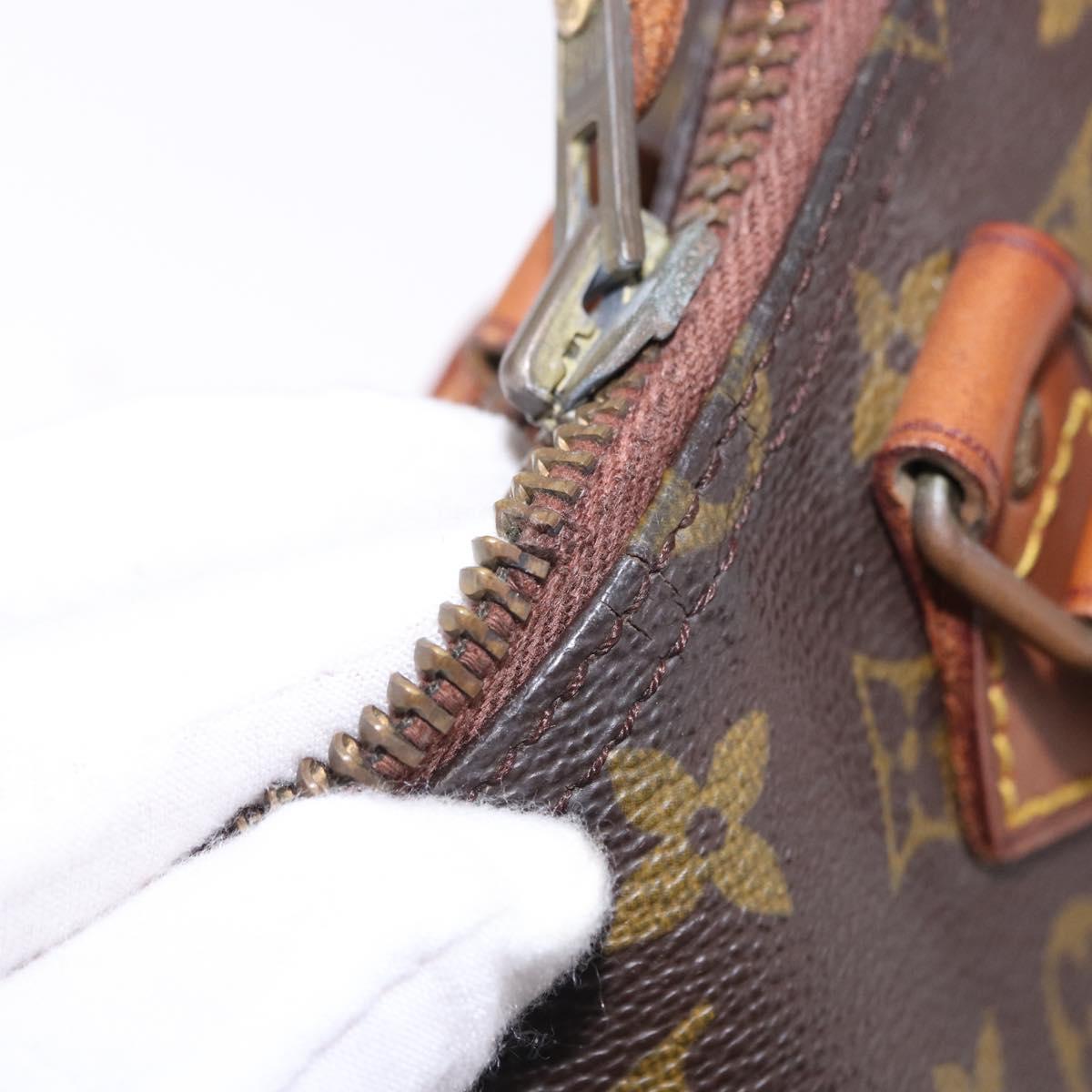 LOUIS VUITTON Monogram Speedy 35 Hand Bag M41524 LV Auth 195443
