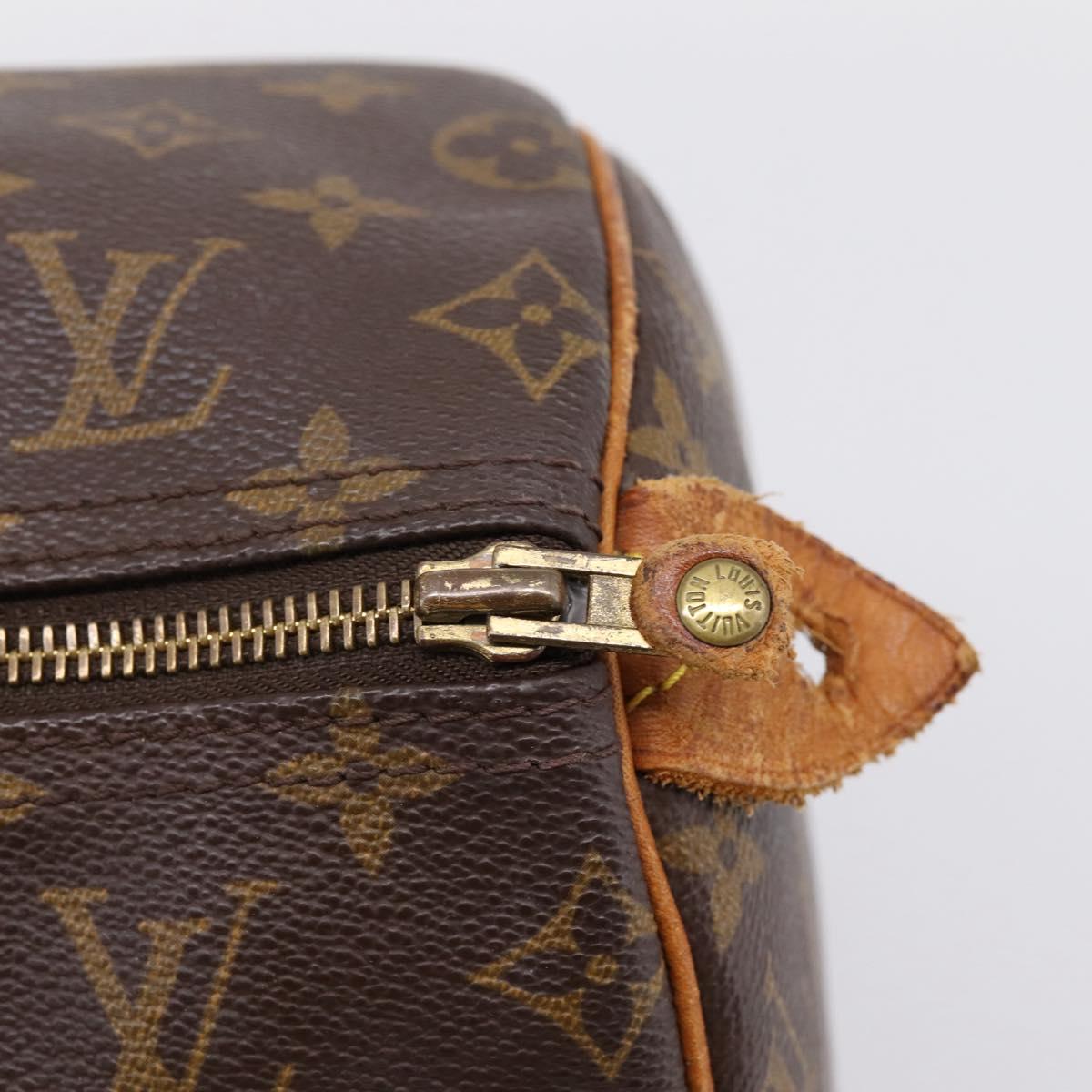 LOUIS VUITTON Monogram Speedy 40 Hand Bag M41522 LV Auth 195450