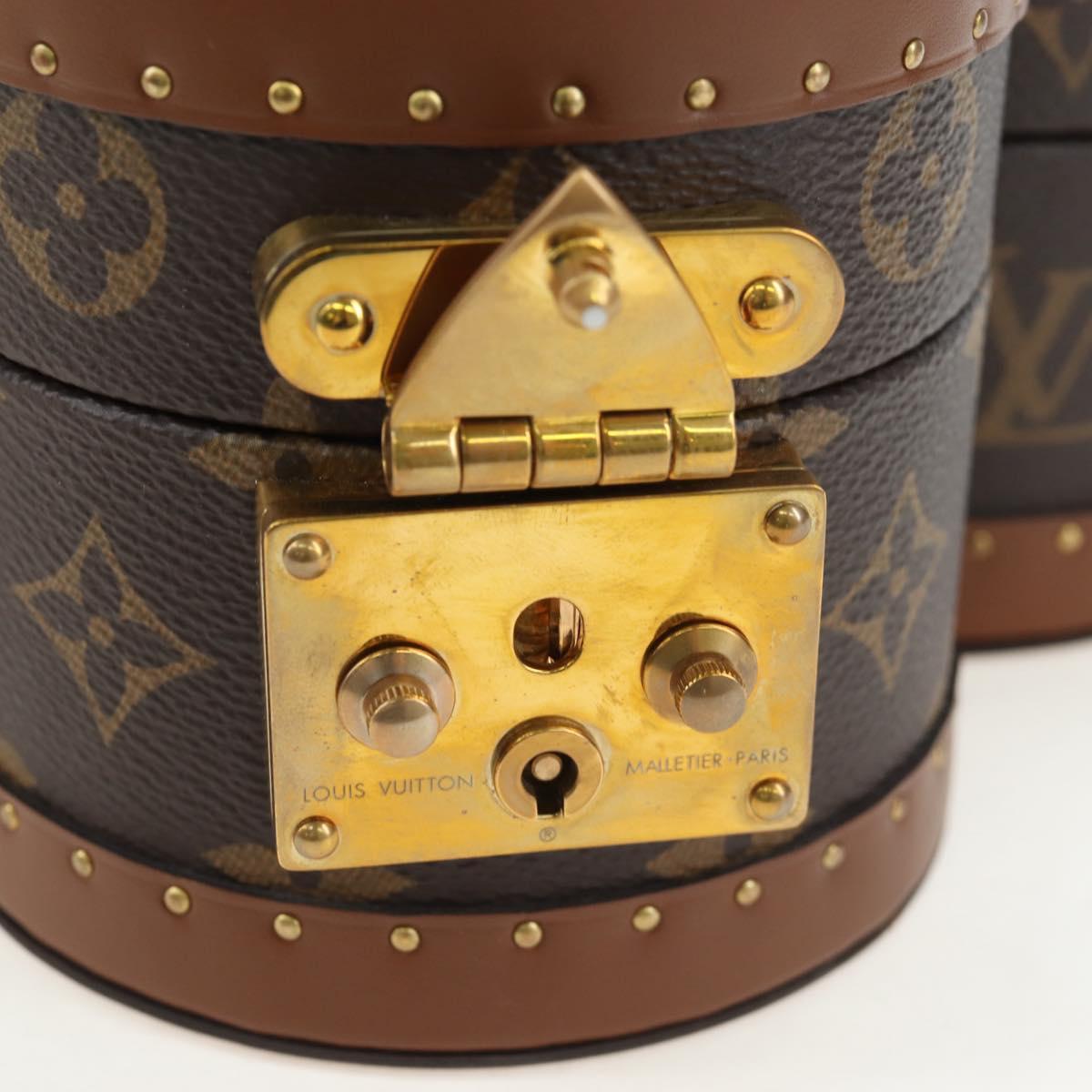LOUIS VUITTON Monogram Blooming Box Accessory Case M11117 LV Auth 195505SM