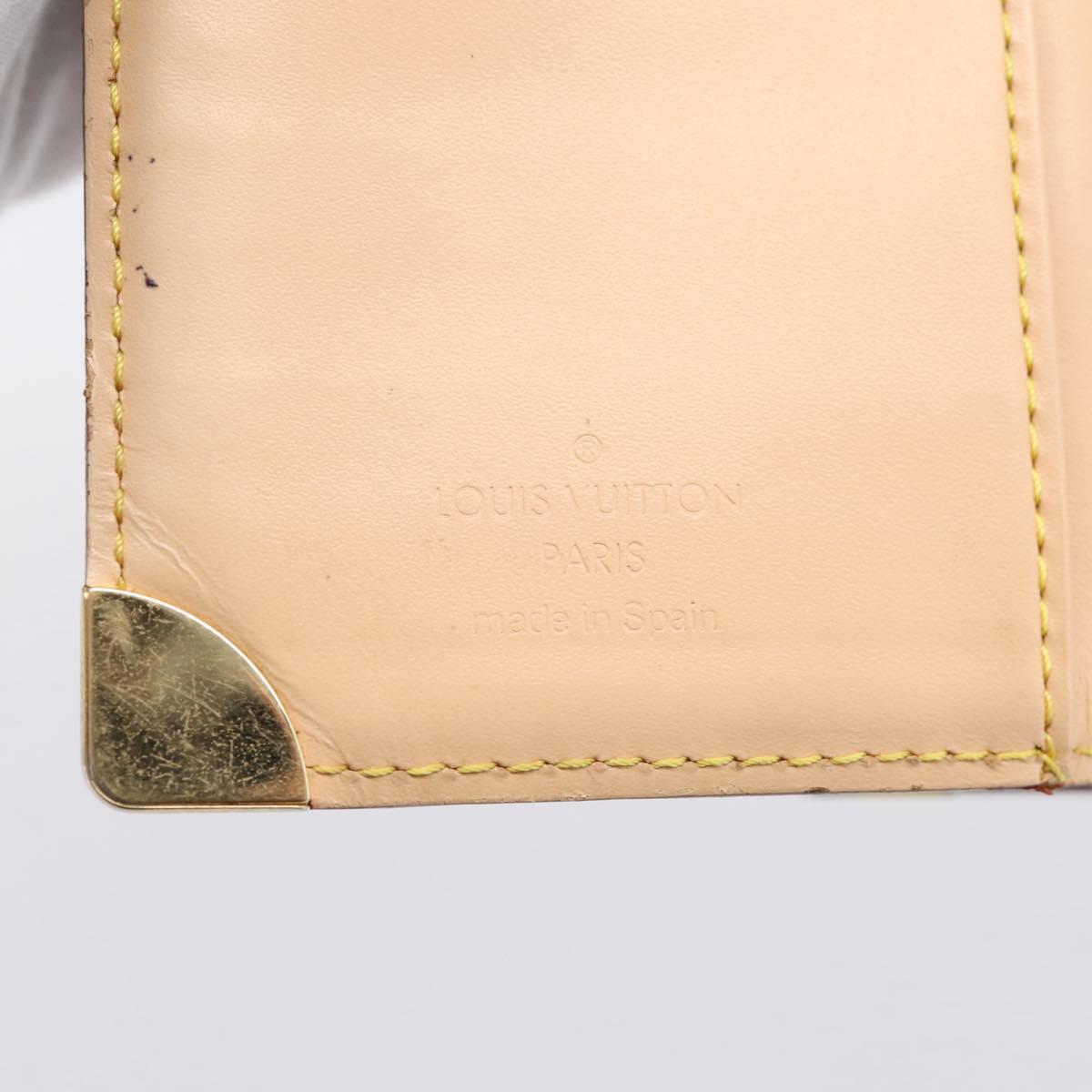 LOUIS VUITTON Multicolor Agenda PM Day Planner Cover Black R20895 LV Auth 195509