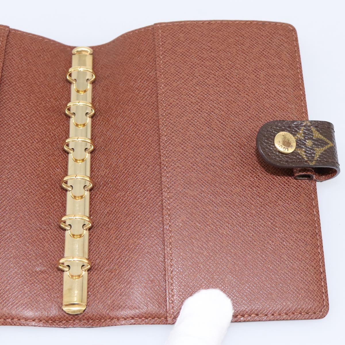LOUIS VUITTON Monogram Panda Agenda PM Day Planner Cover R20011 LV Auth 195510M