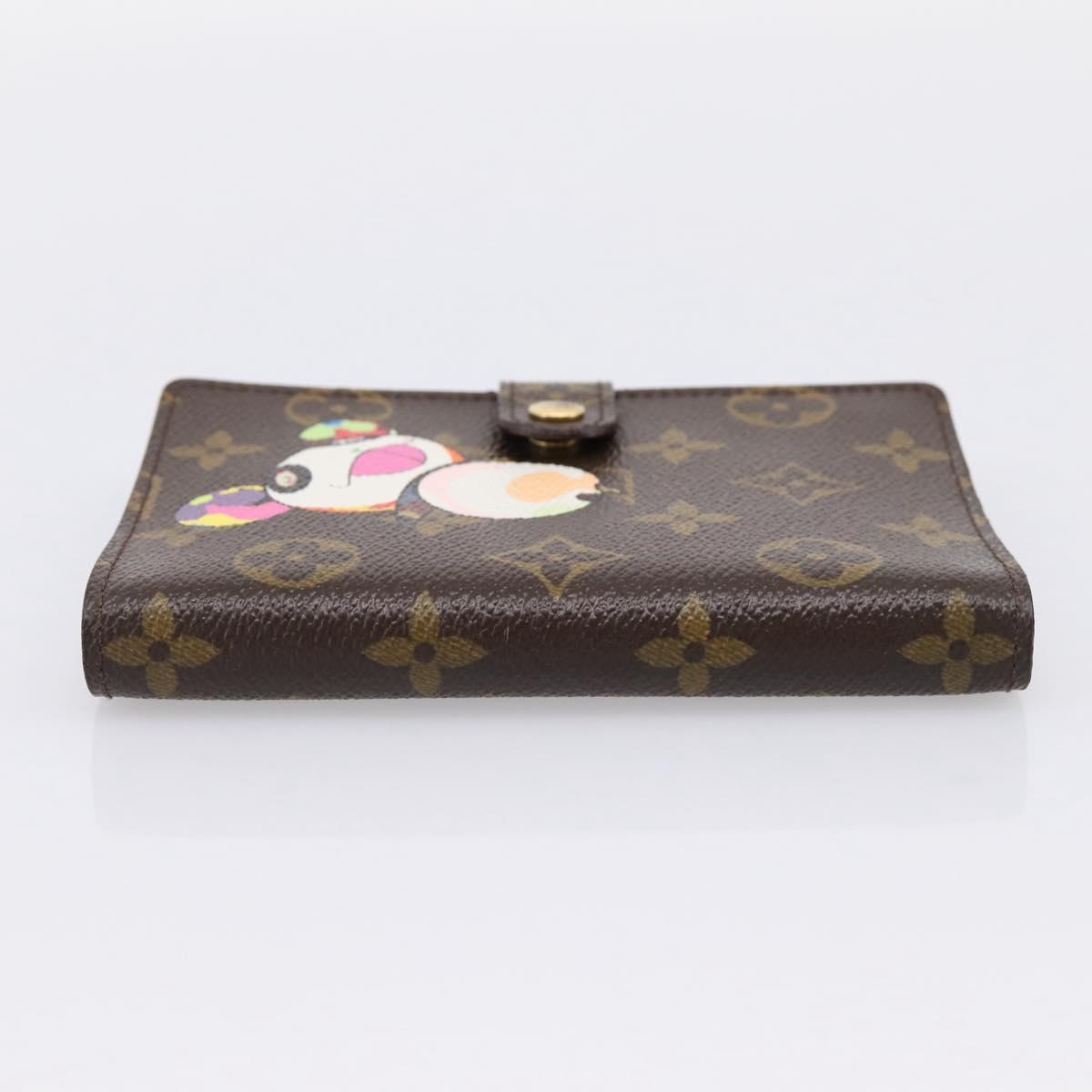 LOUIS VUITTON Monogram Panda Agenda PM Day Planner Cover R20011 LV Auth 195510M