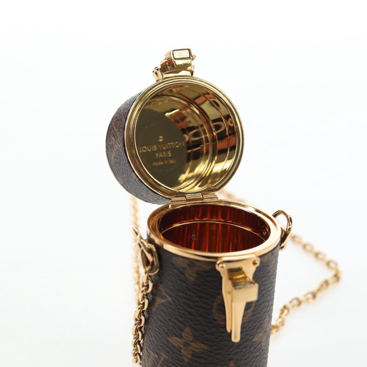LOUIS VUITTON Monogram Lipstick Case Cosmetic Pouch MP2406 LV Auth 195512M