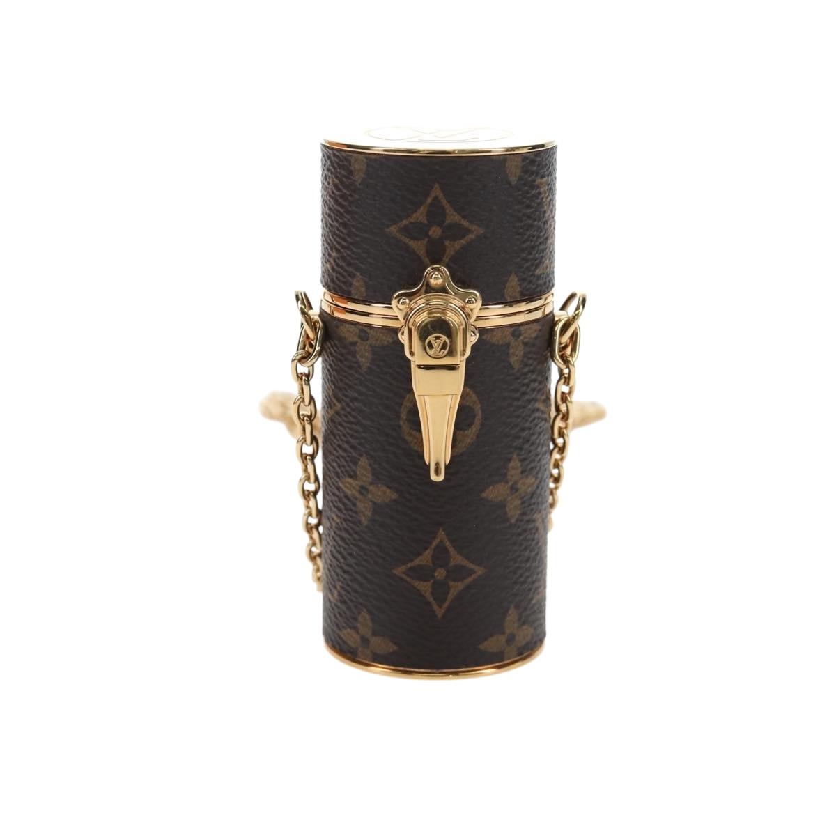 LOUIS VUITTON Monogram Lipstick Case Cosmetic Pouch MP2406 LV Auth 195512M