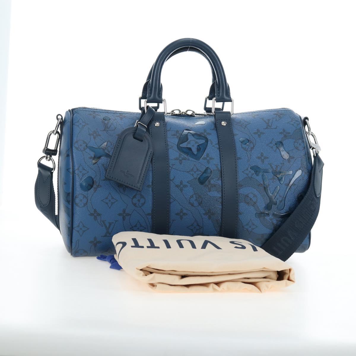 LOUIS VUITTON Monogram Aqua Garden Speedy Bandouliere 35 M22573 Auth 195516SAM