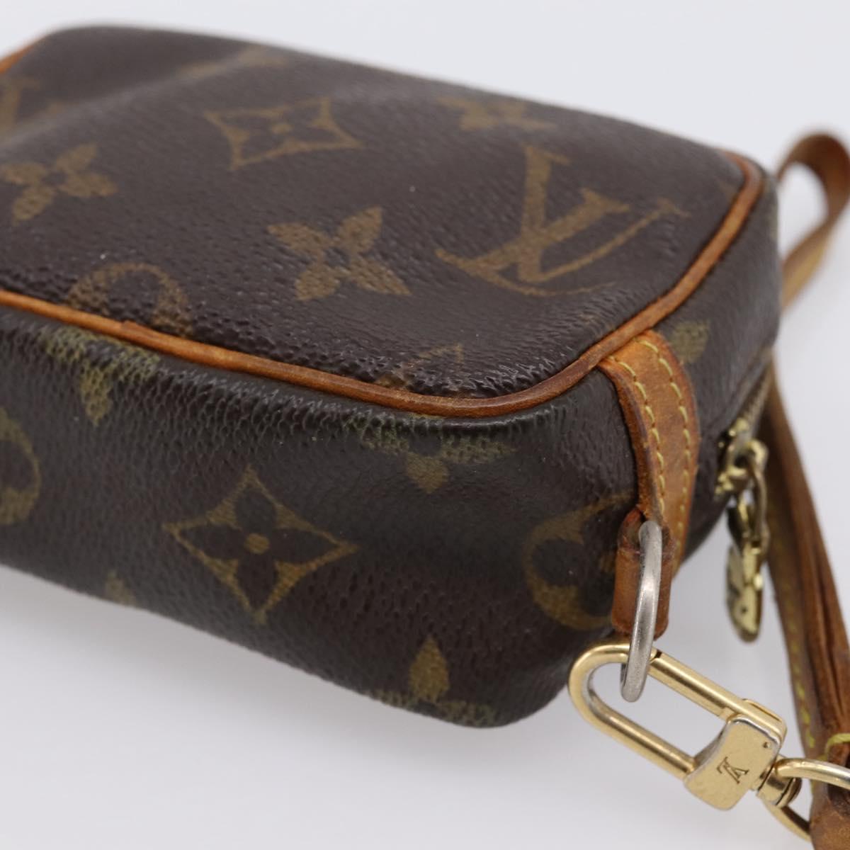 LOUIS VUITTON Monogram Trousse Wapity Pouch M58030 LV Auth 195528