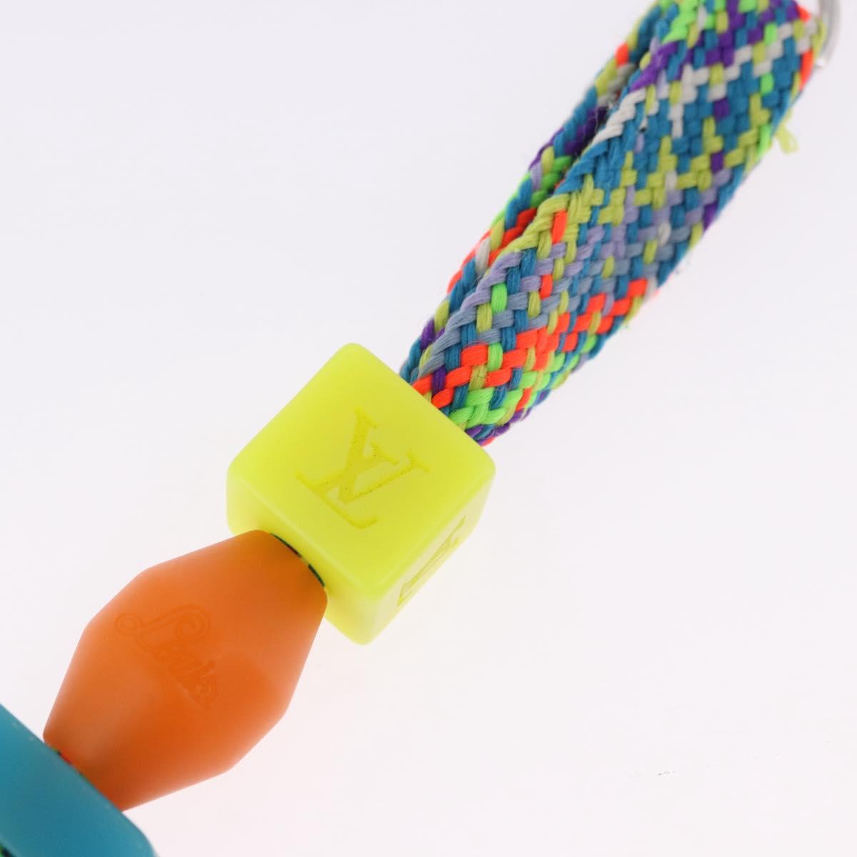LOUIS VUITTON Porte Cles LV Play Key Ring metal Multicolor MP3450 Auth 195533M