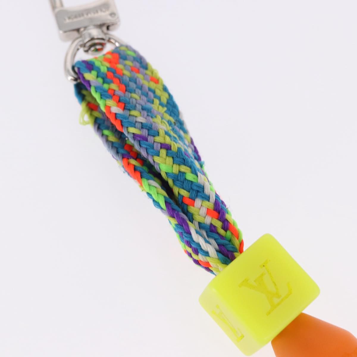 LOUIS VUITTON Porte Cles LV Play Key Ring metal Multicolor MP3450 Auth 195533M