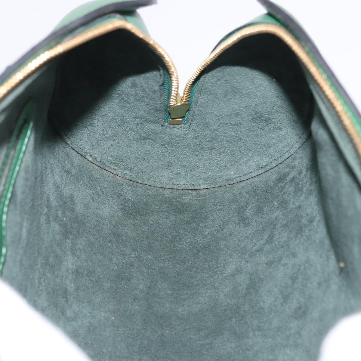 LOUIS VUITTON Epi Soufflot Hand Bag Green M52224 LV Auth 195553