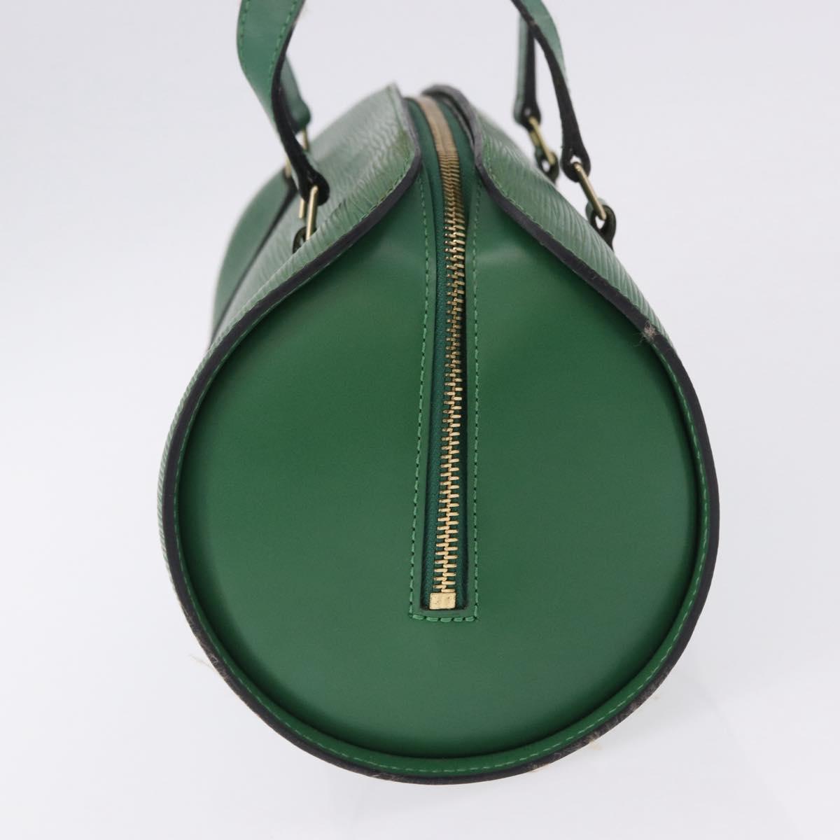 LOUIS VUITTON Epi Soufflot Hand Bag Green M52224 LV Auth 195553