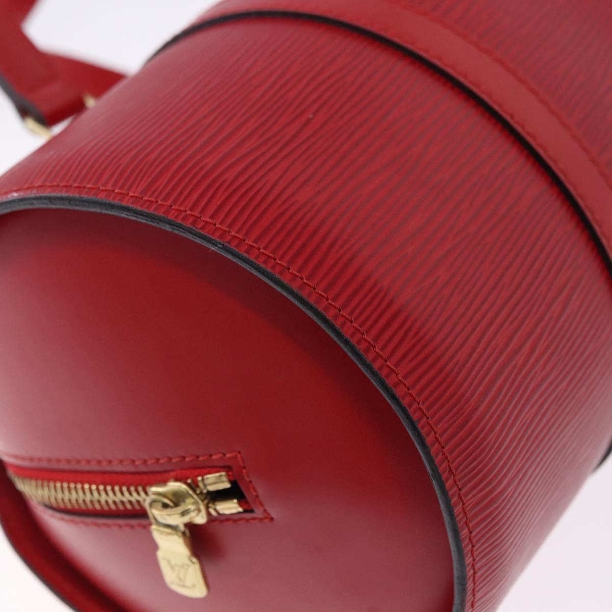 LOUIS VUITTON Epi Soufflot Hand Bag Red M52227 LV Auth 195555V