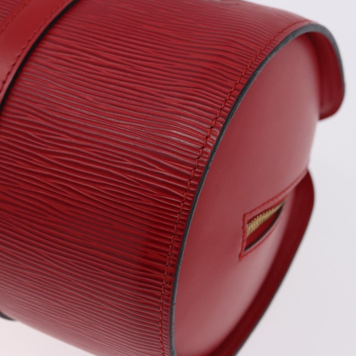 LOUIS VUITTON Epi Soufflot Hand Bag Red M52227 LV Auth 195555V