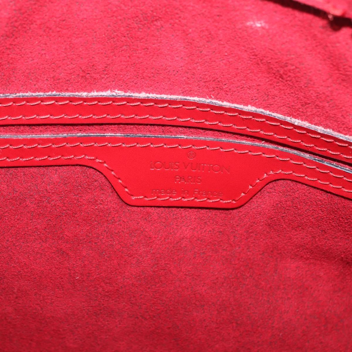 LOUIS VUITTON Epi Soufflot Hand Bag Red M52227 LV Auth 195555V