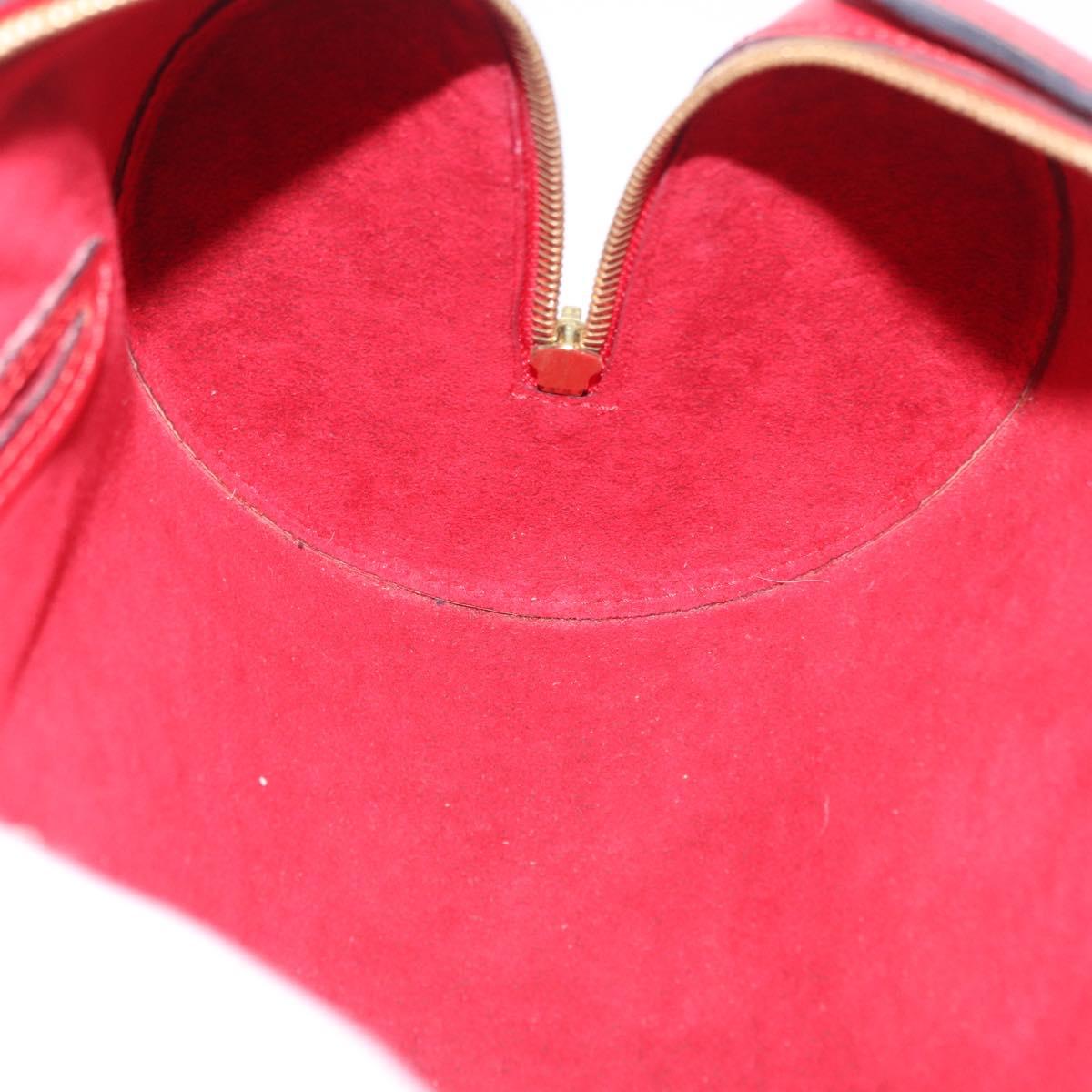 LOUIS VUITTON Epi Soufflot Hand Bag Red M52227 LV Auth 195555V