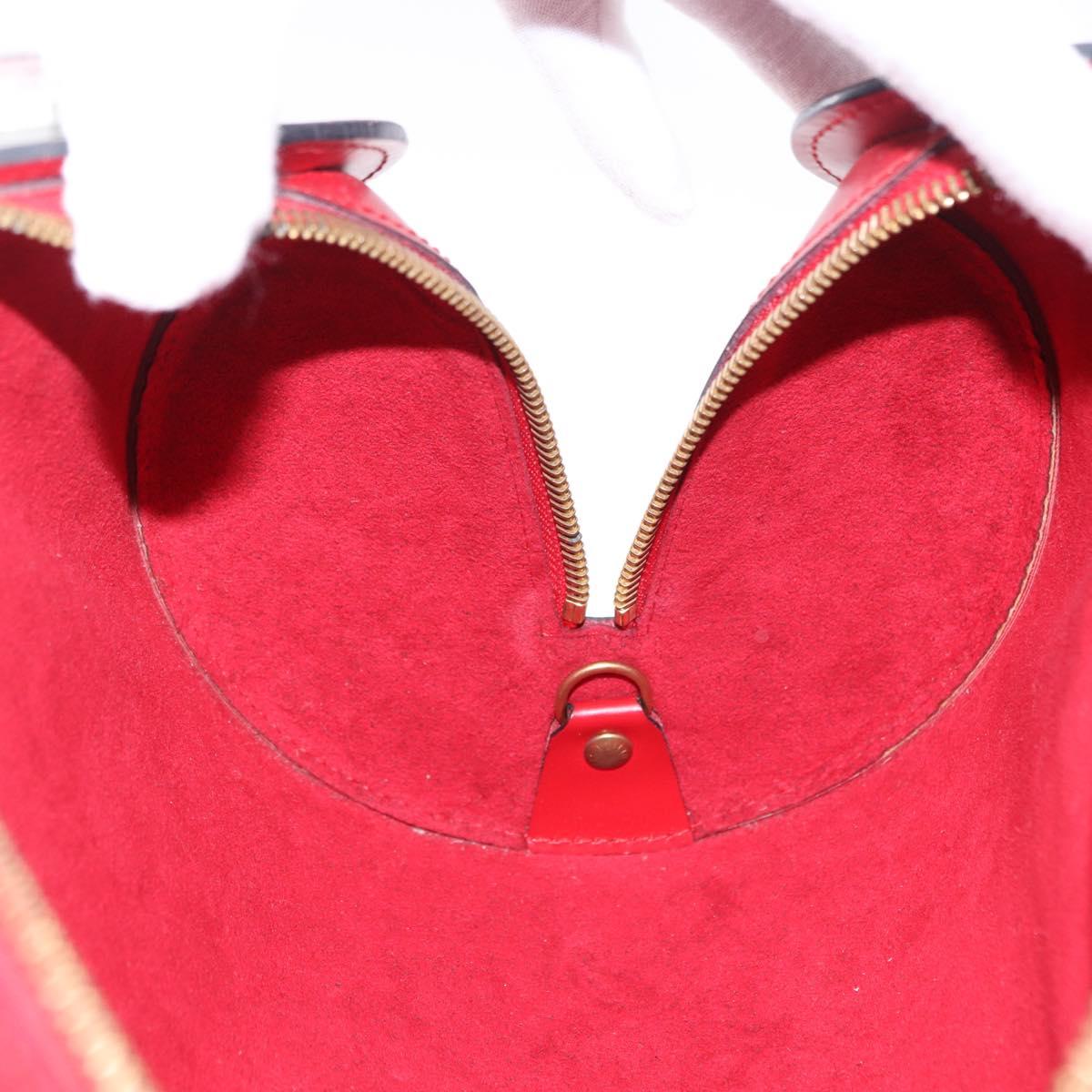 LOUIS VUITTON Epi Soufflot Hand Bag Red M52227 LV Auth 195555V