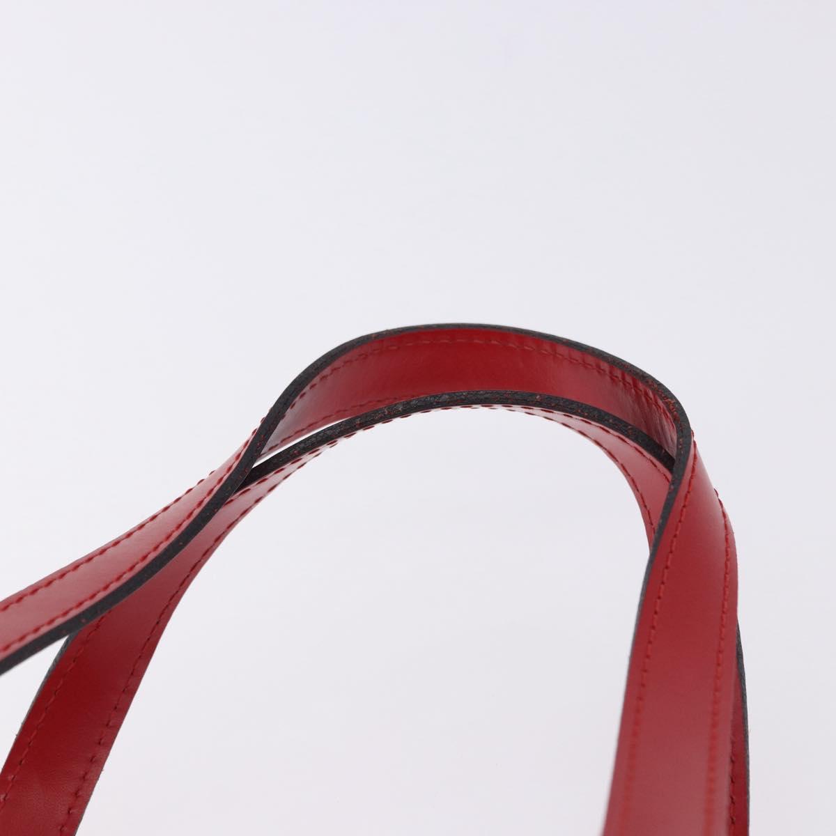 LOUIS VUITTON Epi Soufflot Hand Bag Red M52227 LV Auth 195555V
