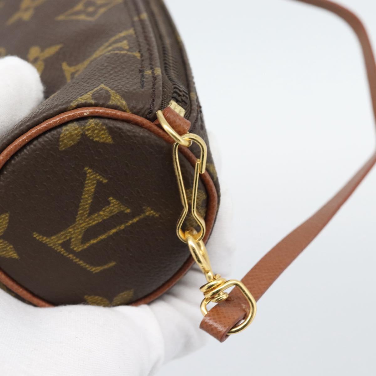 LOUIS VUITTON Monogram Papillon Pouch LV Auth 195556V