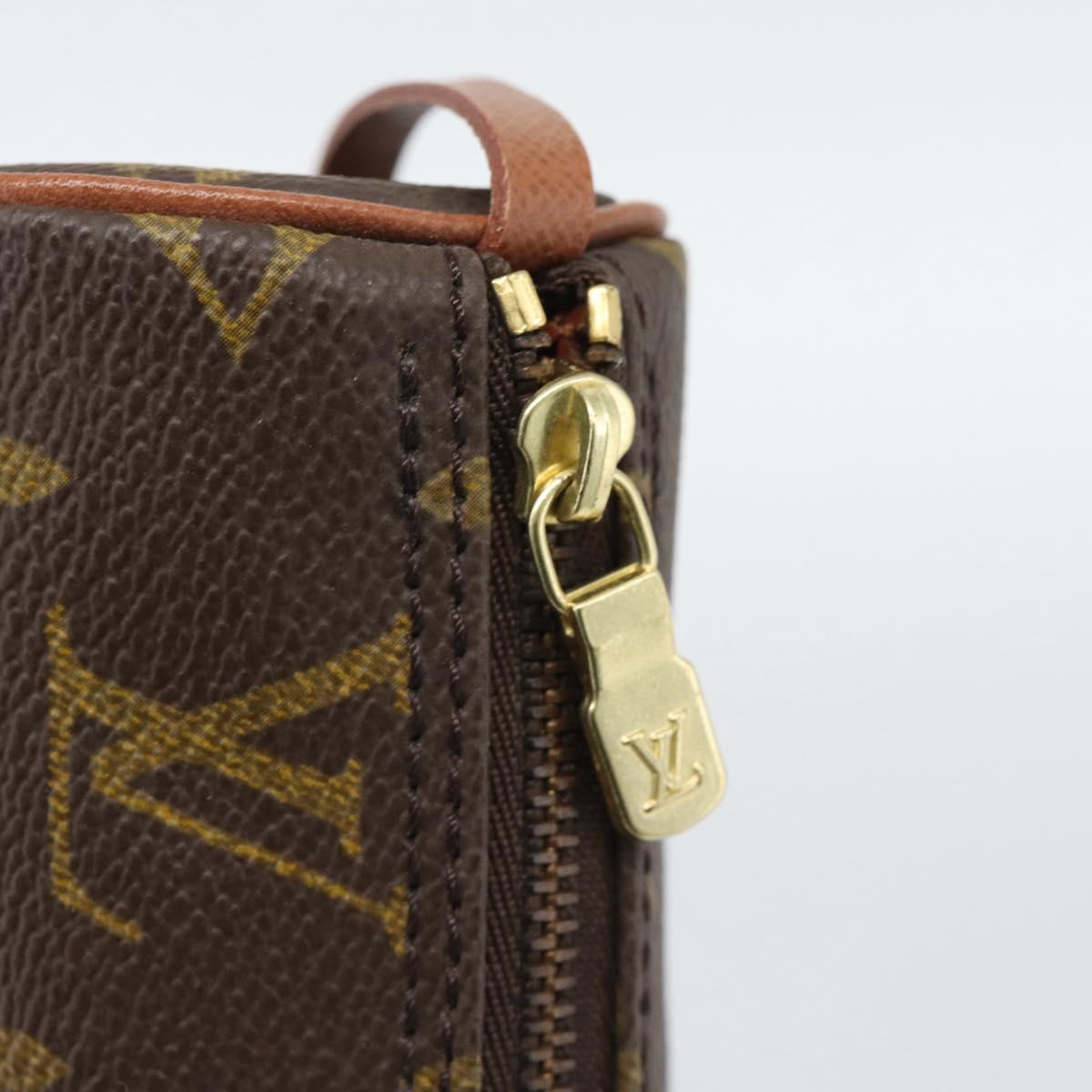 LOUIS VUITTON Monogram Papillon Pouch LV Auth 195556V