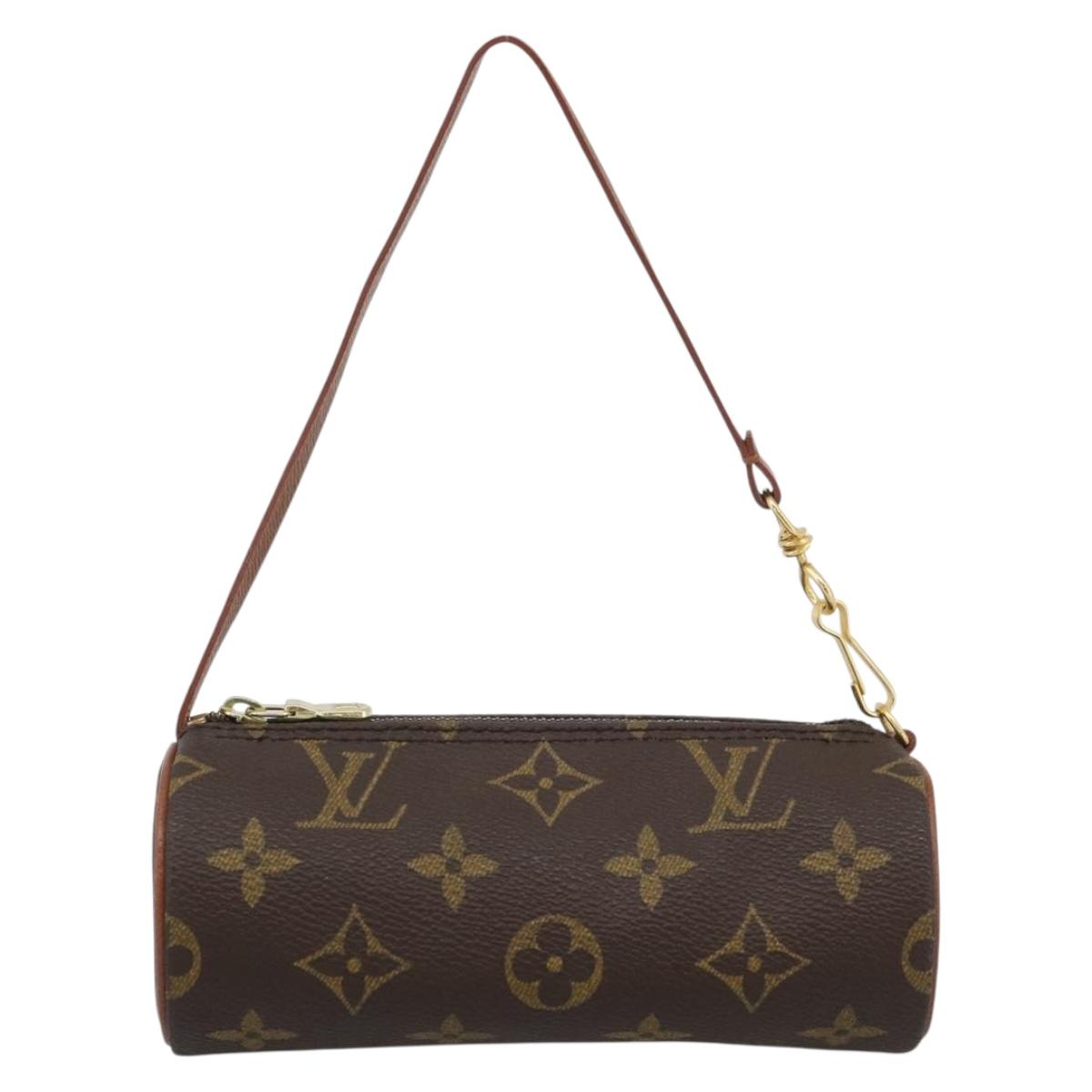 LOUIS VUITTON Monogram Papillon Pouch LV Auth 195556V