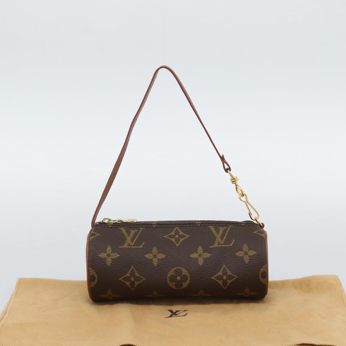 LOUIS VUITTON Monogram Papillon Pouch LV Auth 195556V