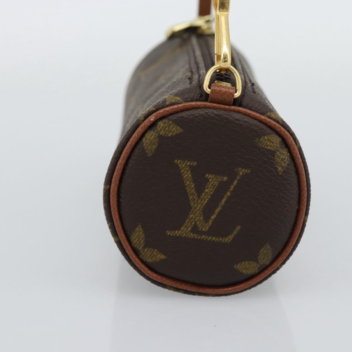 LOUIS VUITTON Monogram Papillon Pouch LV Auth 195556V
