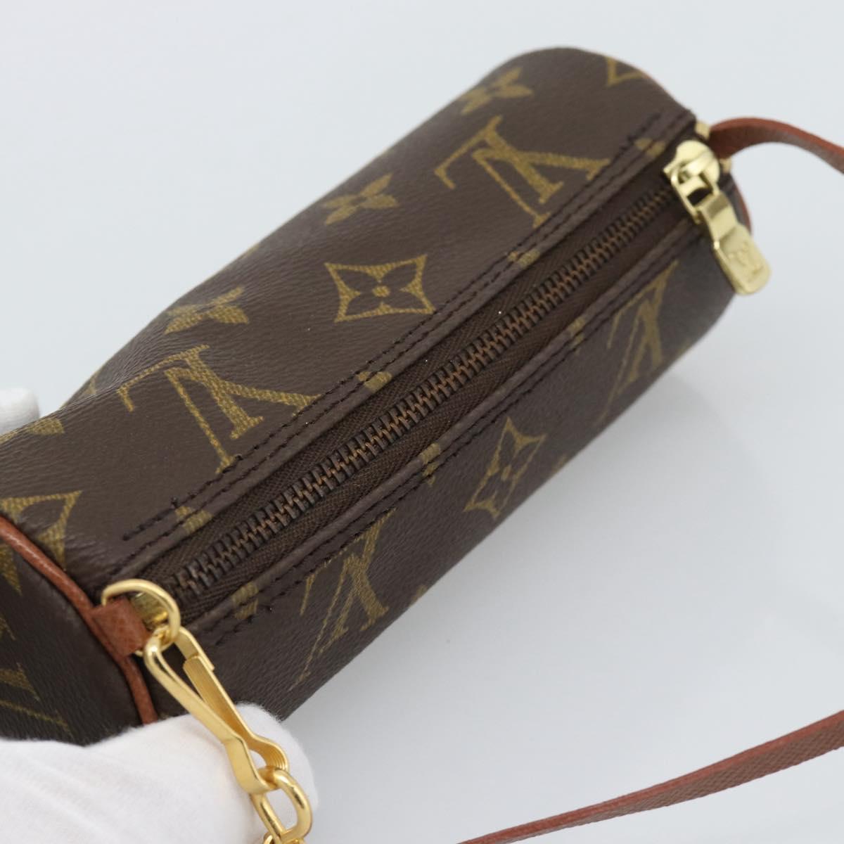 LOUIS VUITTON Monogram Papillon Pouch LV Auth 195556V