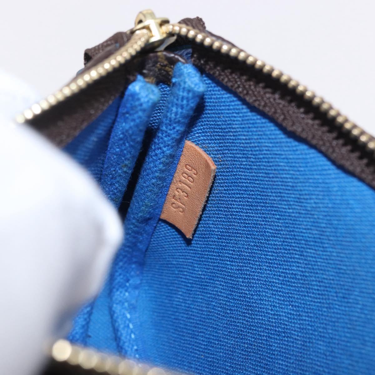 LOUIS VUITTON Monogram Vivienne Mini Pochette Accessoires M68489 Auth 195558M