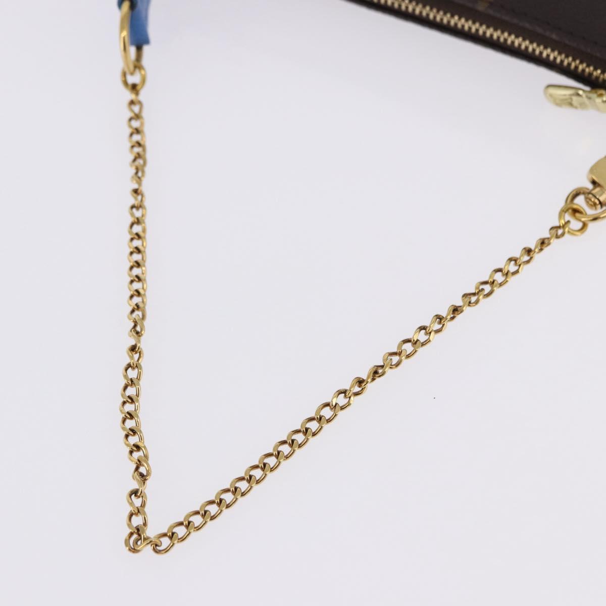 LOUIS VUITTON Monogram Vivienne Mini Pochette Accessoires M68489 Auth 195558M