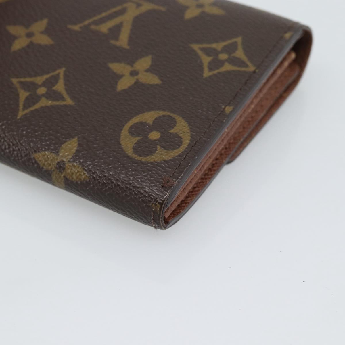 LOUIS VUITTON Monogram Portefeuille Sarah Long Wallet M60531 LV Auth 195560