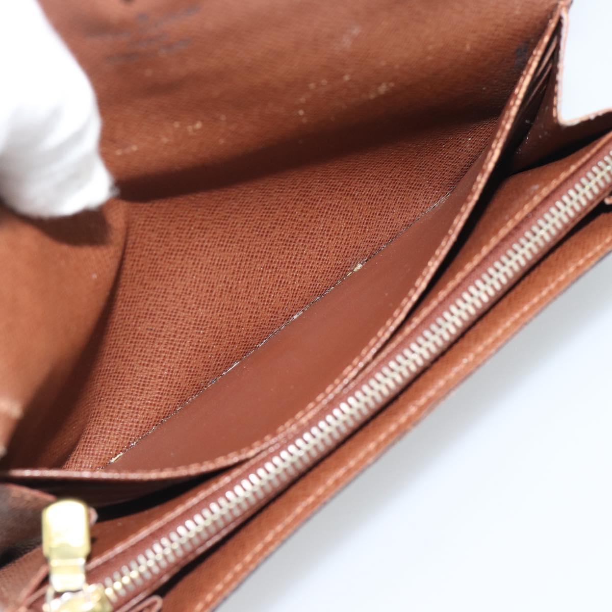 LOUIS VUITTON Monogram Portefeuille Sarah Long Wallet M60531 LV Auth 195560