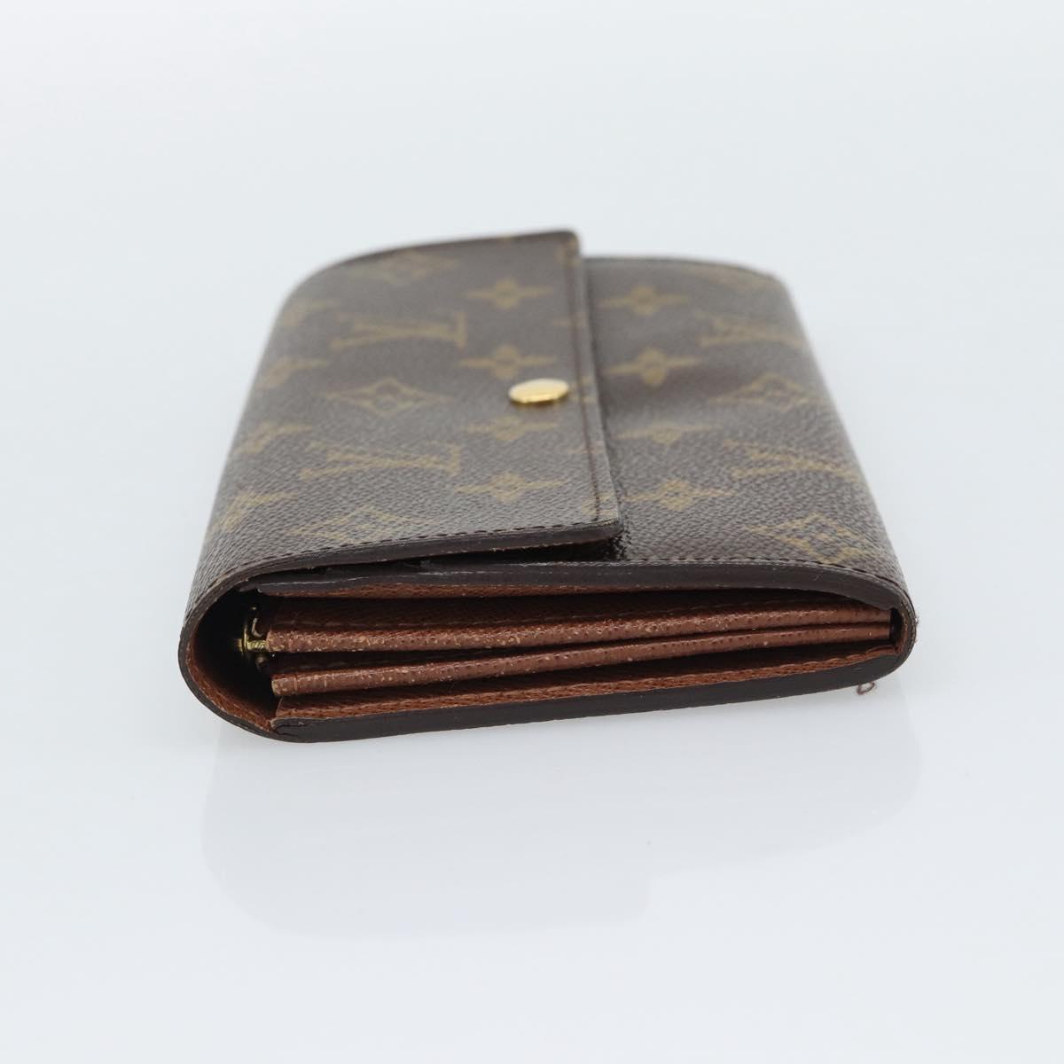 LOUIS VUITTON Monogram Portefeuille Sarah Long Wallet M60531 LV Auth 195560